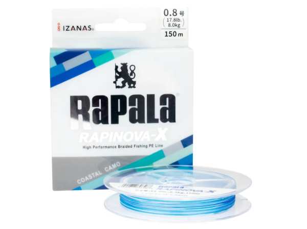 Rapala Rapinova-X Blue/White 0,8 - 8,0kg 150m